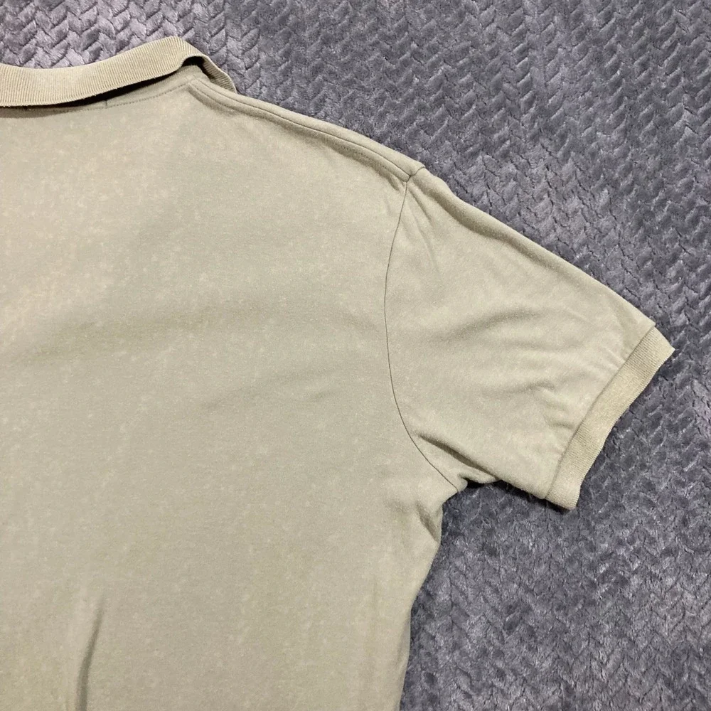 Polo Ralph Lauren Polo Shirt Mens L Classic Sage Green Embroidered Flesh Pony